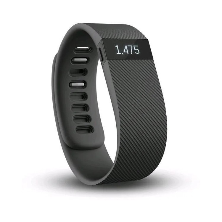 FITBIT CHARGE Bracelet connecté pour l'activité et le sommeil - Noir - Taille L