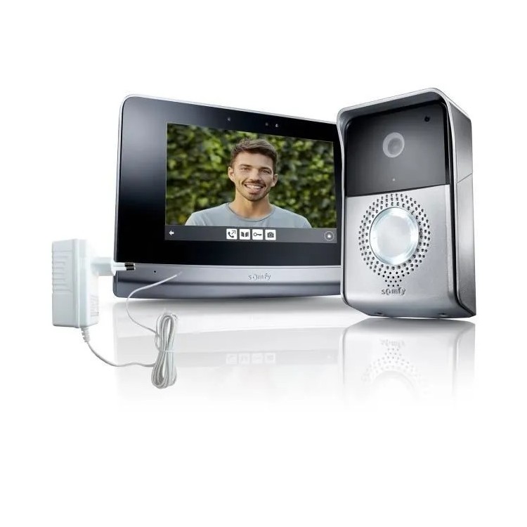 Visiophone V500 - SOMFY - Ecran tactile 7 pouces - Vision nocturne - Contrôle d'accès