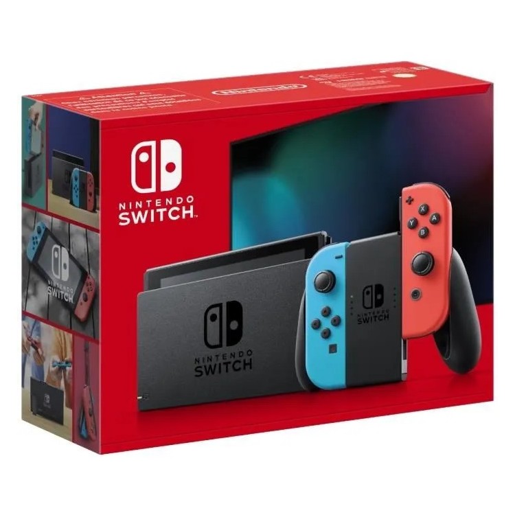 Console Nintendo Switch • Bleu Néon & Rouge Néon