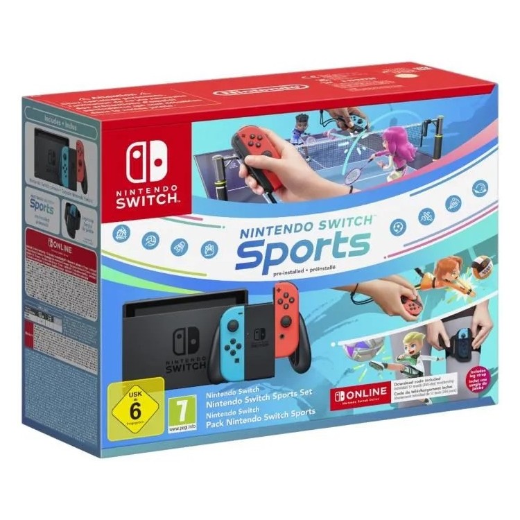 copy of Console Nintendo Switch • Bleu Néon & Rouge Néon