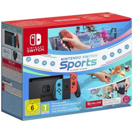 copy of Console Nintendo Switch • Bleu Néon & Rouge Néon