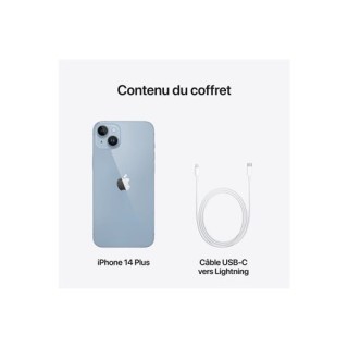 Apple iPhone 14 Plus 6.7" 5G Double SIM 256 Go Bleu